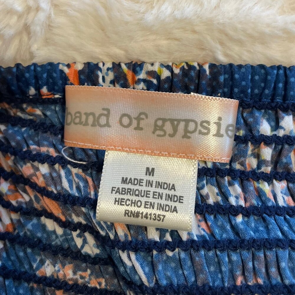 Band of Gypsies shorts/maxi blue floral jumper - Picture 5 of 8